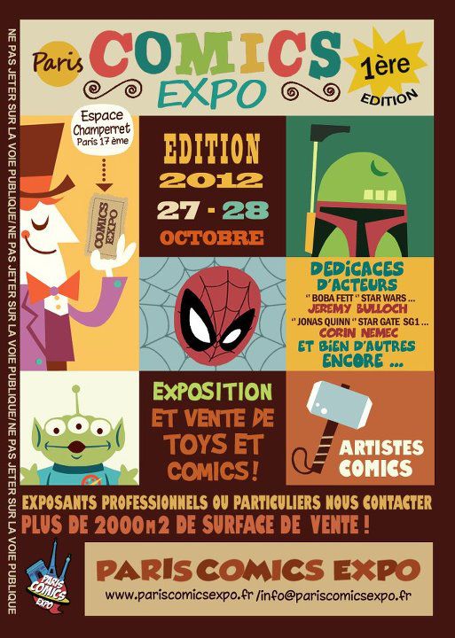 expo comics octobre paris
