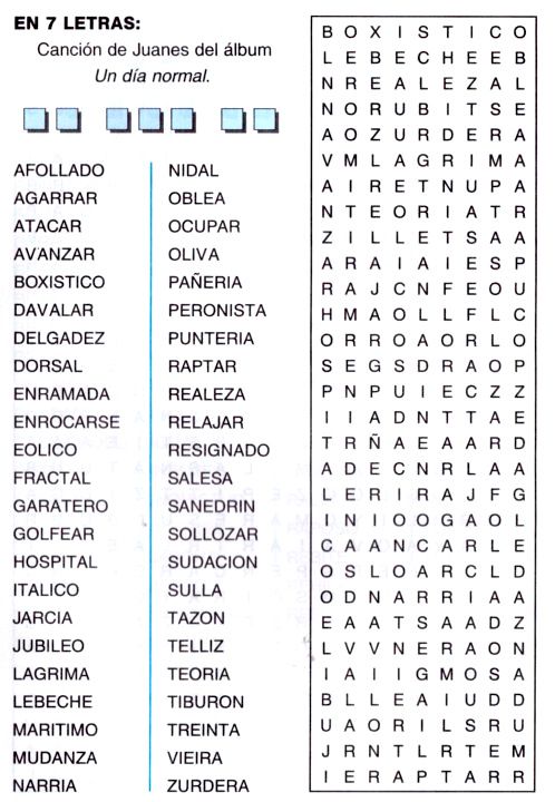 LETRAS Y CANCIONES DE JUANES letras y canciones de juanes: