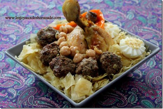 recette de trida , cuisine algerienne