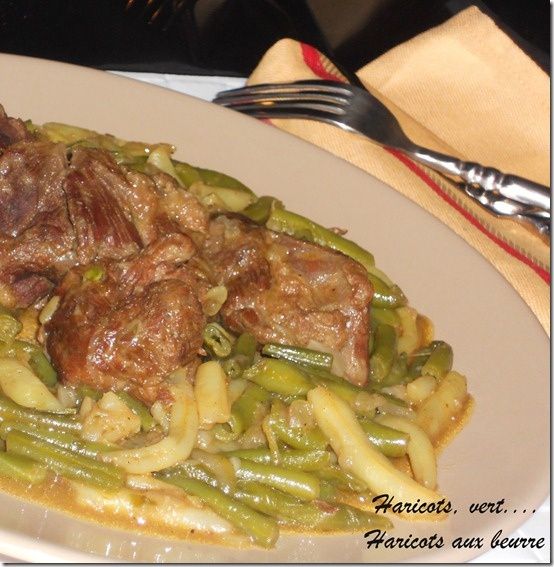 ragout haricot vert et haricot au beurre
