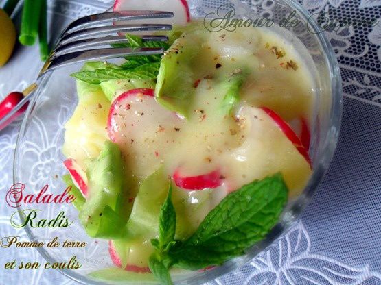 salade pomme de terre radis et son coulis 020