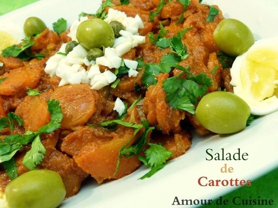 salade de carottes, de la chaine fatafeat, houriat el matbakh.
