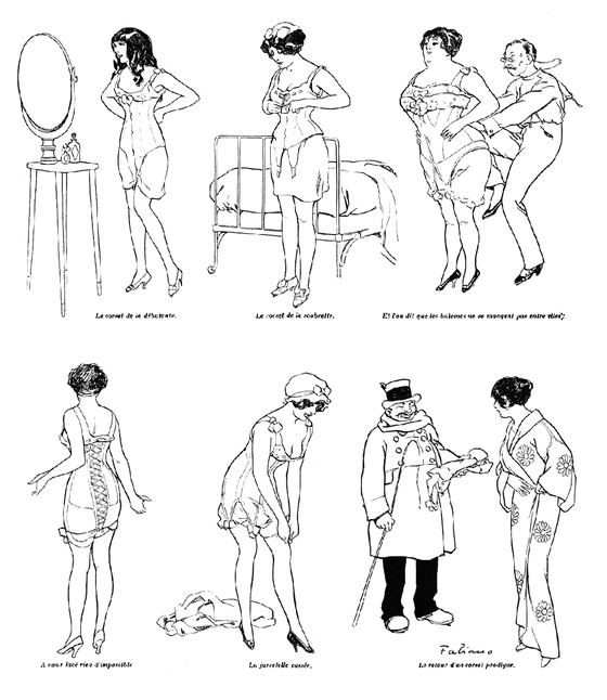 Le corset - La vie parisienne - 1912