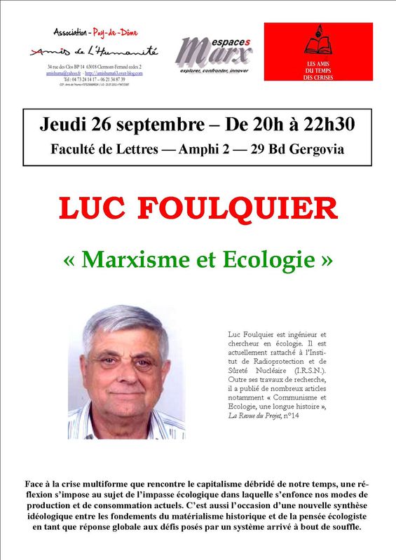 affiche Luc Foulquier
