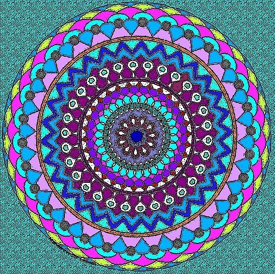 mandala à colorier