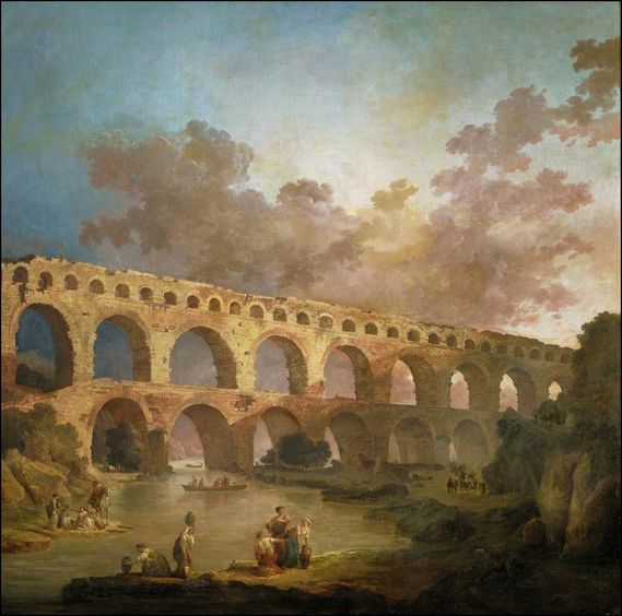 hubert robert le pont du gard