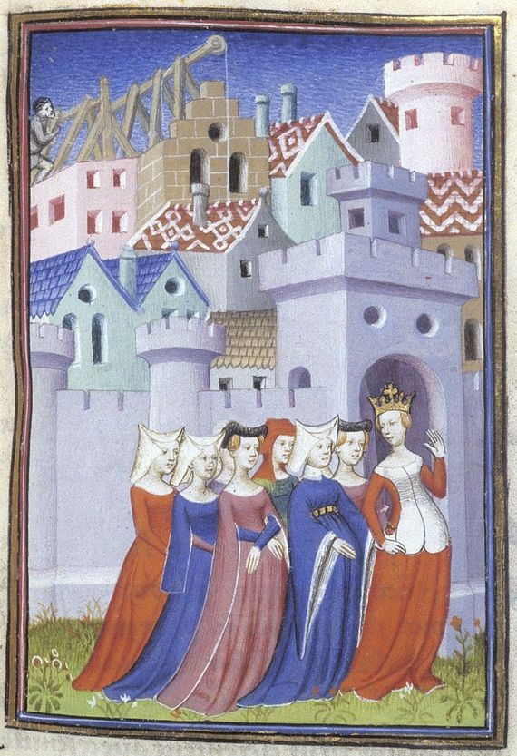Christine de Pizan La Cité des Dames Harley 4431 fol 323