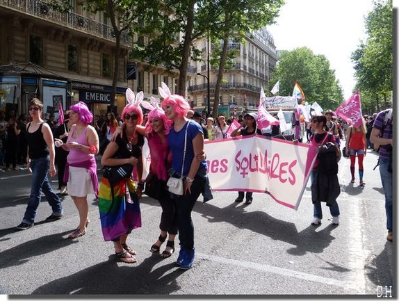 Gay Pride Bastille 29 Juin 2013 Paris Filles