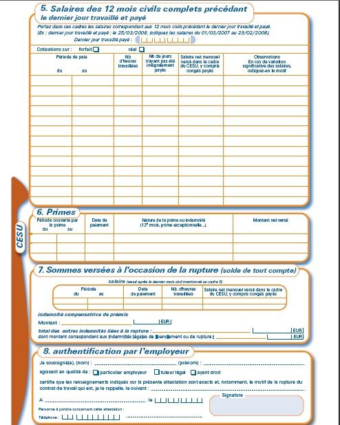 A Quoi Ressemble Une Attestation Employeur Pole Emploi  sinrail