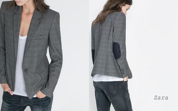 BLAZER CARREAUX ZARA
