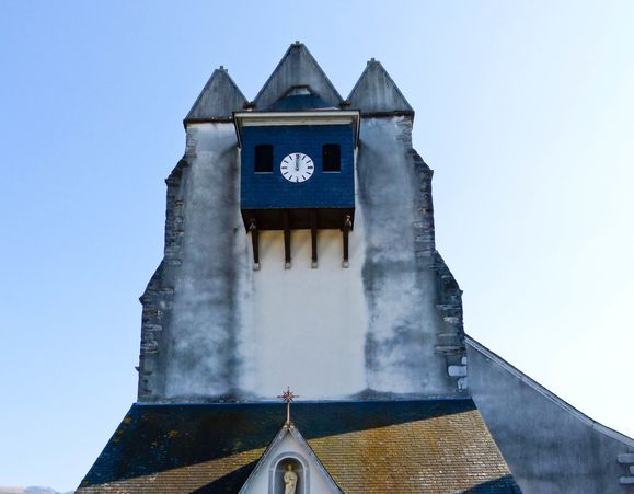 Clocher de l'église d'Idaux