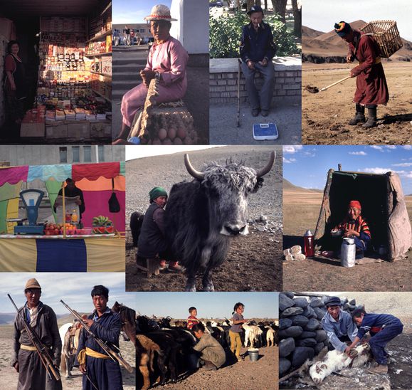 Petits metiers et vie nomade en Mongolie