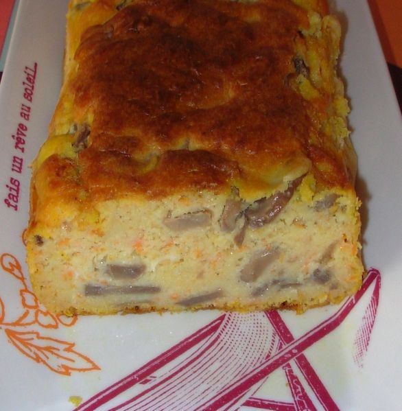 Cake potiron, champi, comté3