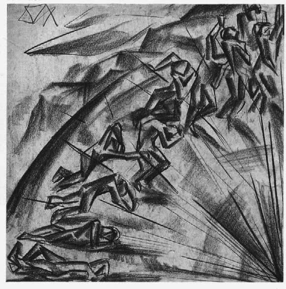 OD, Le rang tombe, 1916