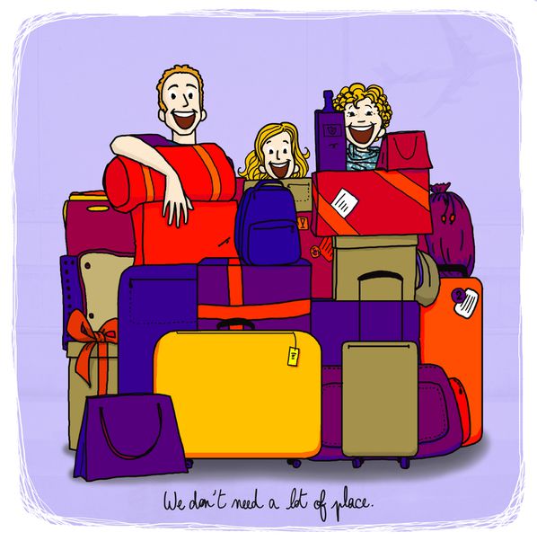 BOSTON bagages illustration