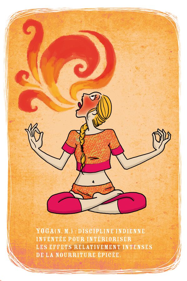 INDE carte yoga
