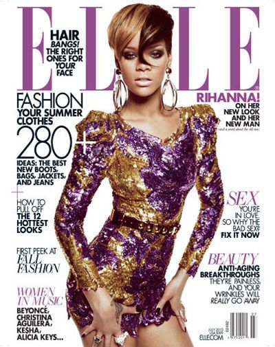 California King Letra on Rihanna Elle Photoshoot July 2010 Vickhtorio S Blog