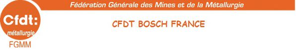 CFDT Bosch France