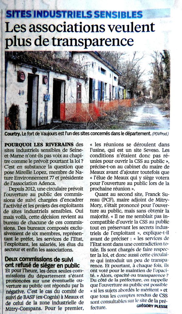 Le PARISIEN 29.10.2014