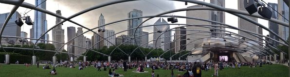 Chicago Jay Pritsker Pavilion Pano