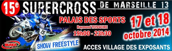 Bandeau Supercross MARSEILLE 2014