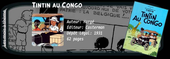 entete tintin au congo
