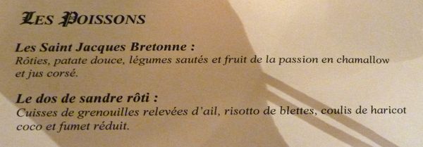 La carte des poissons