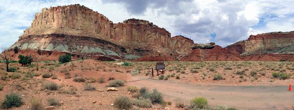 Capitol reef panoramique Grand Wash