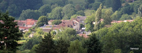 Saint-Leonard-de-Noblat-87 depuis la garde d'eybouleuf