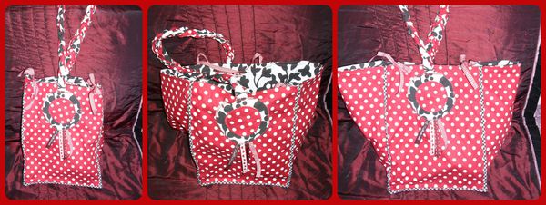 sac pois rouges Collage