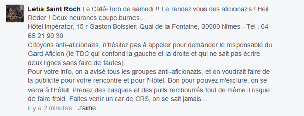 anti corrida café toro