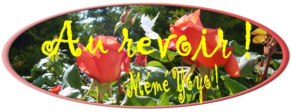 au revoir roses