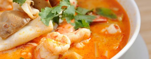 Crevette,thai,gingembre