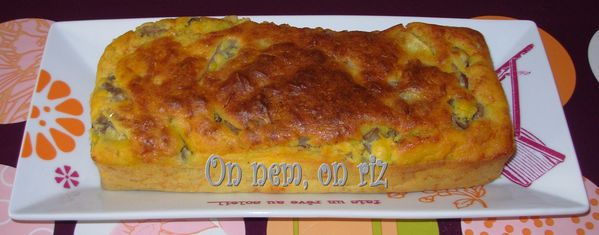 Cake potiron, champi, comté1