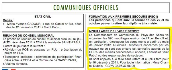 Communiqué