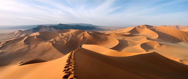 Desert randonnee trek voyage