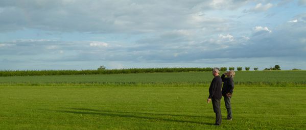 Joel et Michel scrutent le ciel