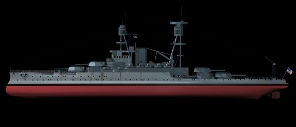 USS NEVADA profil