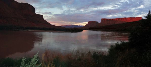 Moab Red Cliffs Lodge coucher de soleil c