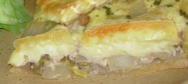 Tarte endives, brie, noix5