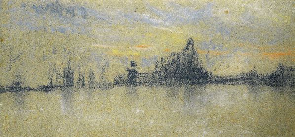 James Whistler dessin venise aube