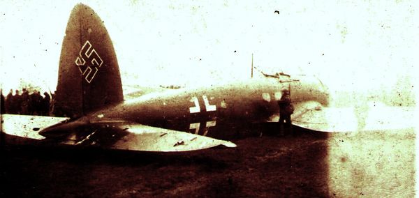 Avion Allemand à Stable près d'Hazebrouck