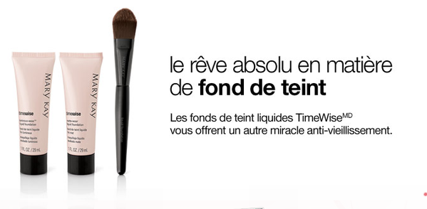 FOND DE TEINT MARY KAY TIME WISE