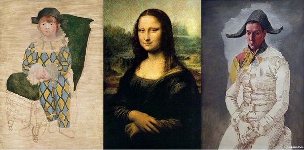 Mona lisa et arlequin
