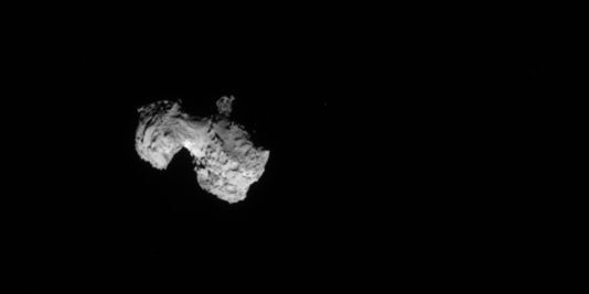 comète Tchourioumov Guérassimenko depuis sonde Rosetta di