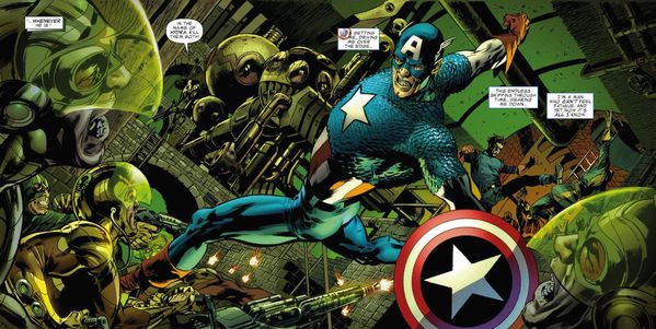 Marvel Icons HS 18 Cap America en plein combat