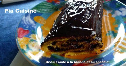 Biscuit roulé à la banane et au chocolat (3)