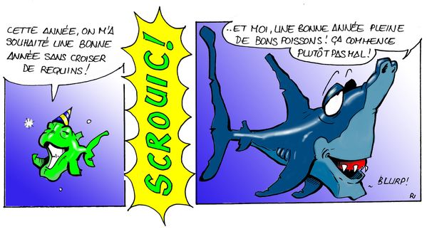 Requin Bonne année copie