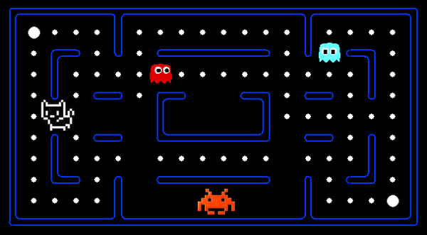 pacman kraby et mouche