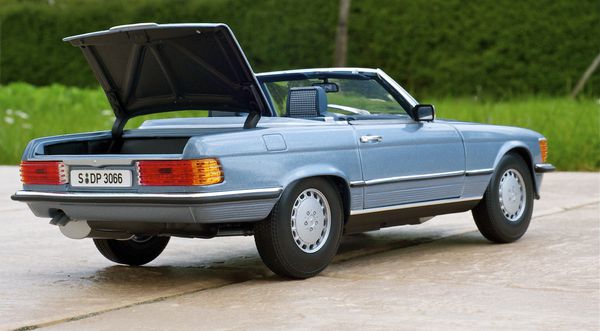 MERCEDES 300 SL CABRIOLET BLEU NOREV 10